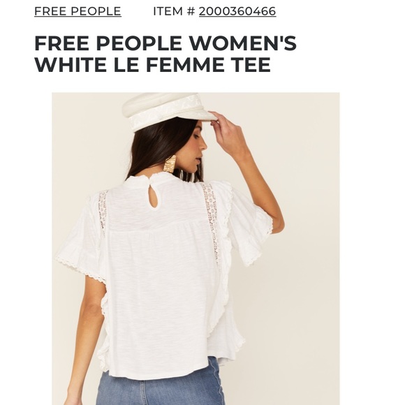 COPY - 👚FREE PEOPLE TEE SHIRT 👚 - Picture 3 of 11